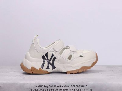 公司级korea韩国限定发售ny美国榄球洋基队限定 X Mlb Big Ball Chunky Mesh 厚底老爹系列低帮网织轻量休闲运动慢跑鞋 货号:3Asd