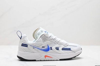 公司级Nike Jam 系列舒适时尚防滑耐磨低帮生活休闲鞋 采用鞋面合成皮革与网眼布设计 以便于运动员在霹雳舞运动中的保护和耐穿 中底设计细节采用翻转Swoos