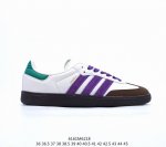 阿迪达斯 三叶草adidas Originals Wmns Samba Og”Off White”桑巴舞系列绅士德训足球风百搭低帮休闲运动板鞋“蓝莓优格塔米紫绿