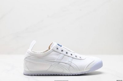 真标Onitsuka Tiger鬼冢虎 Mexico 66 Slip-On 一脚蹬低帮夏季透气运动休闲鞋 货号:1183A360-207 尺码:36 37 37