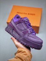 独家新品 独家半码 Virgil Abloh亲自操刀设计全新Lv路易威登Louis Vuitton Trainer Maxi 小胖丁低帮 尺码：36-46 半