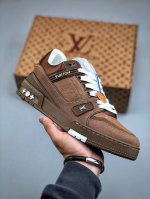 Tyler X Louis Vuitton 路易威登 Lv Trainer 联名款 低帮休闲板鞋 海淘代购同渠道品质 高端零售 外贸充正专供 原版购入开发 Zp