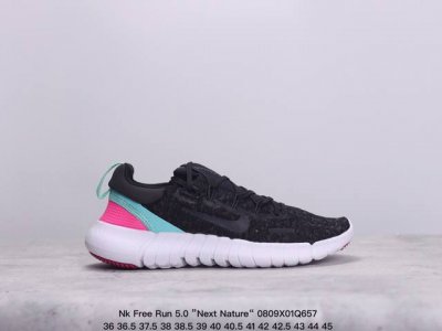 nk Free Run 5.0 ”Next Nature“ 环保主题 赤足低帮休闲跑步鞋 Cz 4-003 #鞋款由至少20%重量的可回收材料制成，旨在从跑步到