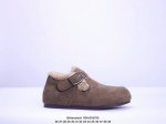 儿童秋冬新品Birkenstockt JIA RONG XB王一博同款搭扣男女童鞋 舒适休闲纯色平底可调试束带快扣时尚短靴 EVA发泡防滑缓震超轻底 XM 1Q