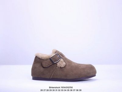 儿童秋冬新品Birkenstockt JIA RONG XB王一博同款搭扣男女童鞋 舒适休闲纯色平底可调试束带快扣时尚短靴 EVA发泡防滑缓震超轻底 XM 1Q