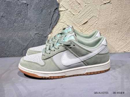 170 #新品上市实拍 nike Sb Dunk Low 黑灰拼接 独家版型蒸餾加工帶來的是更好的视觉和脚感体验 清洁度 电绣工艺 皮料切割干净无任何毛边 细节 - 点击图像关闭