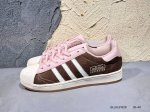 130 #新品上市实拍 阿迪达斯Adidas三叶草 Originals Superstar贝壳头系列低帮经典百搭休闲运动板鞋 货号:Ig2153 Qlldle1