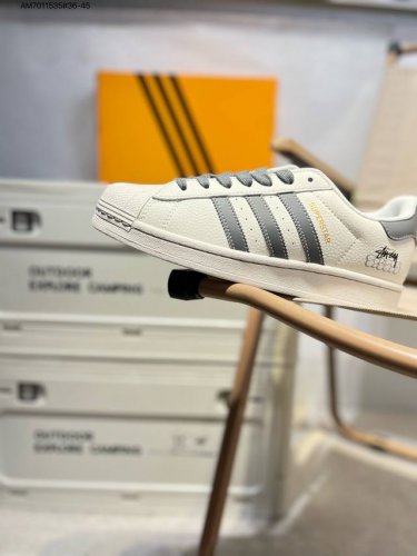斯图西 X Adidas Originals Superstar Al经典配色 经典贝壳头官网同步 实拍首发渠道正品订单 诠释市场最高工艺水平区别市面普通真标版