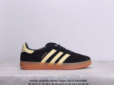 阿迪达斯三叶草adidas Originals Samba Vegan Og”Spd“桑巴舞系列绅士德训足球风百搭低帮休闲运动板鞋 Xm0711Q468