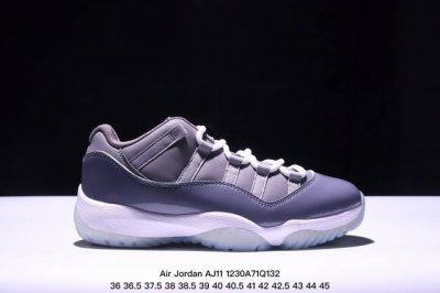 公司级air Jordan Aj11 Low 72-10 大魔王 原楦原档案数据开模打造 原厂中底拉帮钢印 原厂漆皮 防冻不开裂 头层皮料 原装鞋撑 水晶大底正