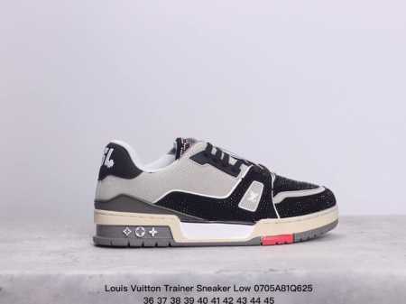 公司级全新lv路易威登louis Vuitton Trainer Sneaker Low休闲运动文化百搭板鞋 尺码:36-45 Xm0705Q625 - 点击图像关闭