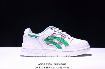 Asics 亚瑟士 新款ex89 男女子运动鞋时尚复古休闲板鞋舒适篮球鞋。以nba球队湖人、尼克斯和凯尔特人为主题打造的ex89复古鞋款 亚瑟士asics Ex