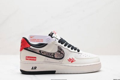 公司级Nike Air Force 1‘07 Lv8 蛇年限定 原楦头原纸板 打造纯正低帮空军版型 专注外贸渠道 全掌内置蜂窝气垫 原盒配件 原厂中底钢印、拉帮