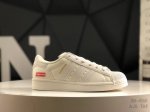 阿迪达斯 Ad Originals Superatar贝壳头 原装公司级实拍 采用全新头层拼接皮革材质 后跟采用特色3D立体印字 渠道正品订单 诠释市场最高工艺