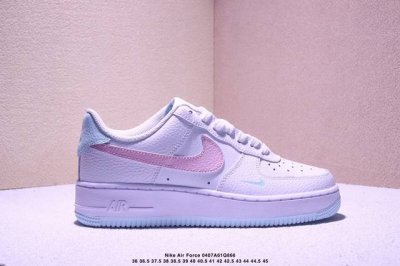 公司级Air Force 1 ‘07 Low 白蓝粉 原楦头原纸板 打造纯正空军版型 #专注外贸渠道 全掌内置蜂窝气垫 #原盒配件 原厂中底钢印、拉帮完美 官方