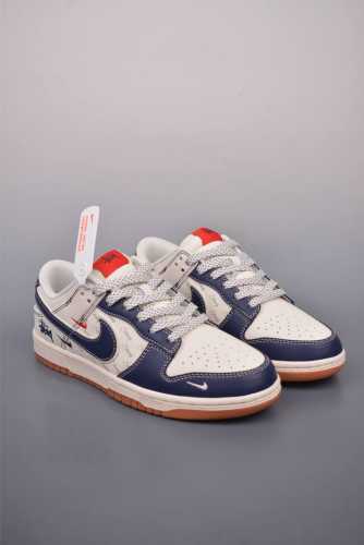 Nike Sb Dunk Low 斯图西联名 解构抽绳鞋带 纯原大厂出品 极力推荐 原装头层材料 独家版型蒸餾加工 帶來的是更好的视觉和脚感体验 大厂纯原品质出