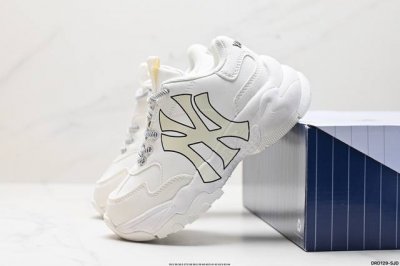 真标korea韩国限定发售ny美国榄球洋基队限定 X Mlb Big Ball Chunky Mesh 厚底老爹系列低帮网织轻量休闲运动慢跑鞋 货号:32Shc