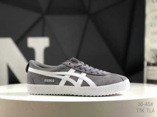 真标带半码 亚瑟士 Onitsuka Tiger鬼冢虎 Mexico Delegation休闲运动板鞋 货号：D6E71- 1 尺码：36-45 半 Ttk T