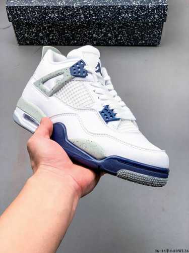 公司级！Air Jordan 4 Retro Og Cement Aj4 乔4 复古休闲运动篮球鞋 正确鞋舌立体高频 原厂数据 最新原厂底模 原厂纸板 0410