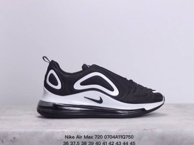 Nike Air Max 720 官方全新释出，气垫部分的全新升级，采用全掌一体式设计，整体极具未来感，鞋面部分以流线型凹凸结构组成 货号：Ao2924- 尺码