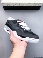 纯原版本！Air Jordan Aj4 Rm 重制版低帮复古篮球鞋 实拍首发 采用了低帮的设计 并保留了众多Aj4的经典元素 鞋身以皮革 麂皮材质拼接打造 Aj