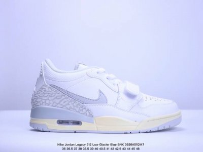 公司级nike Jordan Legacy 312 Low Glacier Blue Bnk 幸运熊猫 团结美好 国宝 防滑耐磨防水 低帮 复古定制篮球鞋 货号