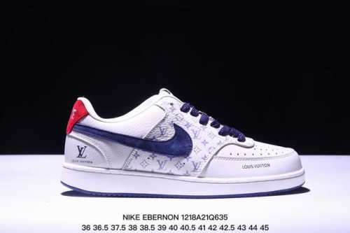 Nike Ebernon Low Prm 小空军低帮百搭透气休闲运动板鞋 独家头层版本 原数据独家私模大底 纯正版型 清洁度完美 货号：Fd5188-121 S
