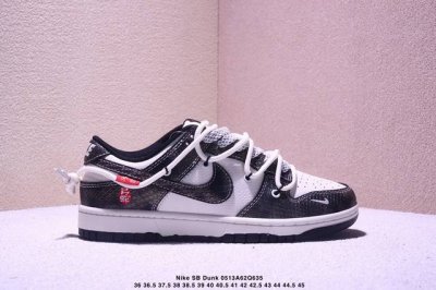 海外爆款限量发售！公司级 Nike Sb Dunk Low“蛇年系列 绑带渐变黑勾” 周年高端定制 低帮休闲板鞋 定制鞋盒 大厂纯原品质出货 超高清洁度 皮料切
