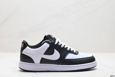真标Nike Court Vision Lo 低帮百搭 透气休闲运动板鞋 兼顾舒适脚感和出众风范 演绎匠心之作 结构性的支撑贴合感结合复古篮球设计 货号:Cd5