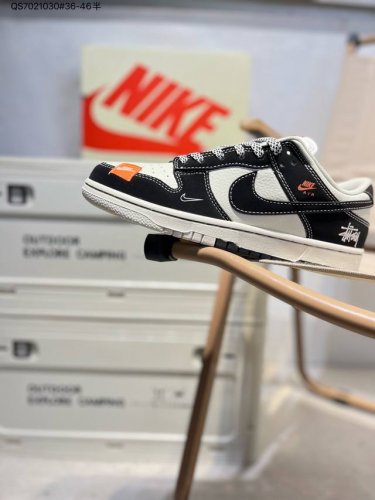 200 Nike Sb Dunk Low“斯图西联名” 周年高端定制 低帮休闲板鞋 定制鞋盒 大厂纯原品质出货 超高清洁度 皮料切割干净无任何毛边 细节完美Mm