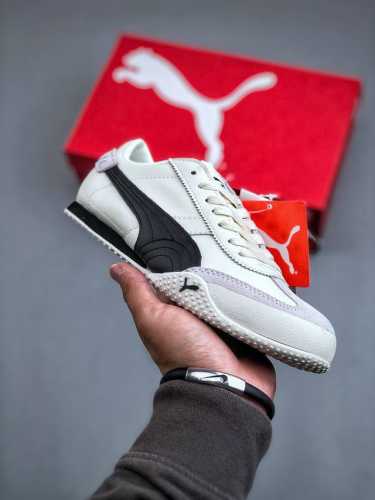 彪马Puma Bella UT Low 贝拉UT系列低帮薄底德训复古风经典百搭休闲慢跑鞋“皮革米白黑”402186 01 尺码：36-45 半