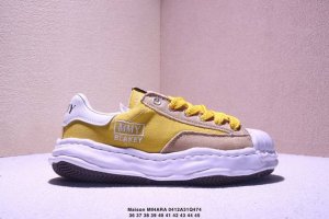 余文乐挚爱单品 复古溶解风 日本概念时装设计师三原康裕品牌Mmy Maison Mihara Yasuhiro Original Sole Canvas Low