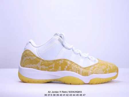 真标耐克Nike Air Jordan 11 Retro Low Concord AJ11代迈克尔 乔丹低帮运动文化篮球鞋 货号:CD6846-102 XM10 - 点击图像关闭