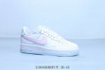 耐克 Nike Air Force 1 Af1耐克 低帮 空军一号休闲板鞋 白粉 货号 Ih0640-161 5 40Ddrry半 36-45