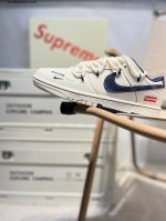 Nike Sb Dunk Low“Supreme联名” 周年高端定制 低帮休闲板鞋 定制鞋盒 超高清洁度 皮料切割干净无任何毛边 细节完美Yx5066 Ae76