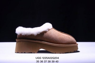 Ugg 冬季加绒加厚雪地靴 周冬雨同款 羚羊棕羊毛材质厚底短靴 Size:36-40码 Xm1225Q204