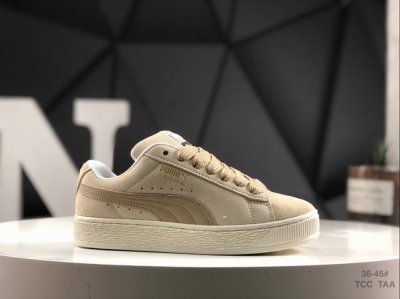 130福利特价 公司级带半码Puma Suede Xl复古单品 彪马 防滑耐磨低帮德训板鞋 货号: 401413 01 尺码：36-45（半）Tcc Taa
