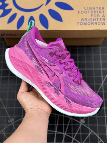 核心私 公司级asics亚瑟士新款 Superblast 2 Paris 跑步运动竞速跑鞋 轻量舒适透气材质,升级全新缓震中底部位科技材质 货号：1013A14