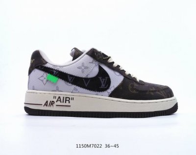 耐克nike Air Force 1 Low Lv 联名空军一号低帮百搭休闲运动板鞋。柔软、弹性十足的缓震性能和出色的中底设计，横跨复古与现代的外型结合，造就出
