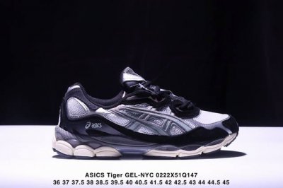 200 Asics/亚瑟士透气网眼鞋面配合部分合成革材质 采用全新Ahar+橡胶材质,更加耐磨日本专业跑鞋品牌·Asics/亚瑟士 Tiger Gel-Nyc户