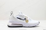 真标耐克nike Air Max 270 React 大气垫 减震 耐磨 休闲跑步鞋 货号:Ст1280-101 尺码:36 36.5 37.5 38 38.5