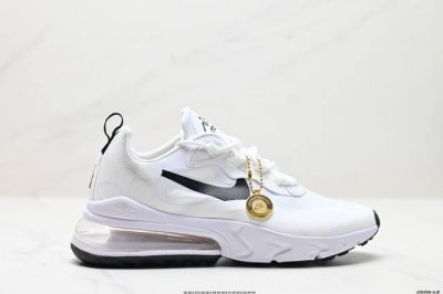 真标耐克nike Air Max 270 React 大气垫 减震 耐磨 休闲跑步鞋 货号:Ст1280-101 尺码:36 36.5 37.5 38 38.5