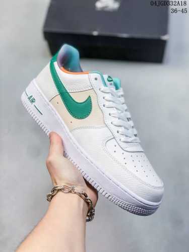 公司级带半码 耐克nike Air Force 1 Low 空军一号低帮休闲板鞋 打造纯正空军版型#专注外贸渠道 全掌内置蜂窝气垫 #原盒配件 原厂中底钢印、拉