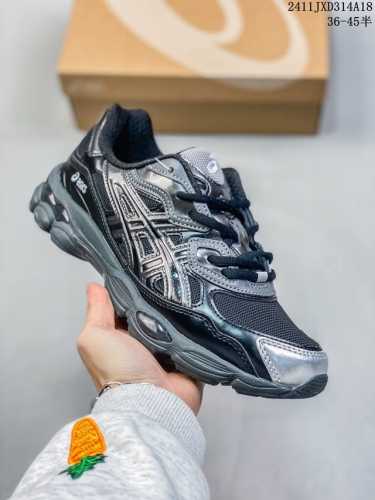 公司级asics 亚瑟士gel-Nyc 2055透气网眼鞋面配合部分合成革材质 采用全新ahar+橡胶材质 更加耐磨 货号: 3A571- 尺码:36 37 3
