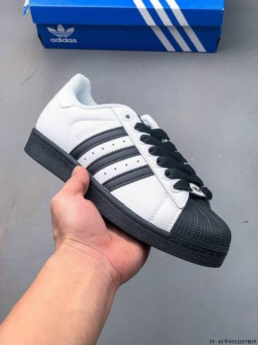 公司级！阿迪达斯Adidas Superstar 贝壳头经典百搭休闲板鞋 0512157B19