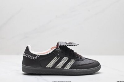 真标Adidas Originals Wales Bonner Samba Og桑巴舞系列绅士德训足球风百搭低帮休闲运动板鞋 货号:Fx7517 尺码:36 3