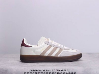 公司级adidas Neo Vl Court 2.0 百搭单品 绒面麂皮防滑耐磨轻便低帮板鞋 整双鞋以传统的低帮呈现的清新造型 鞋头优先头层反毛皮 包裹保证优秀
