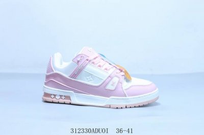 170 lv路易威登Louis Vuitton Trainer Sneaker Low休闲运动文化百搭篮球鞋 空胶 货号 Ae5U3Bmi61M690 3123