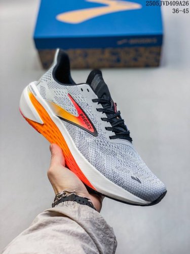 公司级Brooks 布鲁克斯 Hyperion 2 超弹轻盈跑步鞋 实拍首发 低帮透气缓震支撑休闲运动慢跑鞋 采用改进工程空气网眼组合热熔工艺 鞋面材质搭载Dn