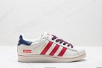 真标阿迪达斯Adidas三叶草 Originals Superstar贝壳头系列低帮经典百搭休闲运动板鞋 原装头层材料 用料绝不含糊 独家版型蒸餾加工帶來的是更